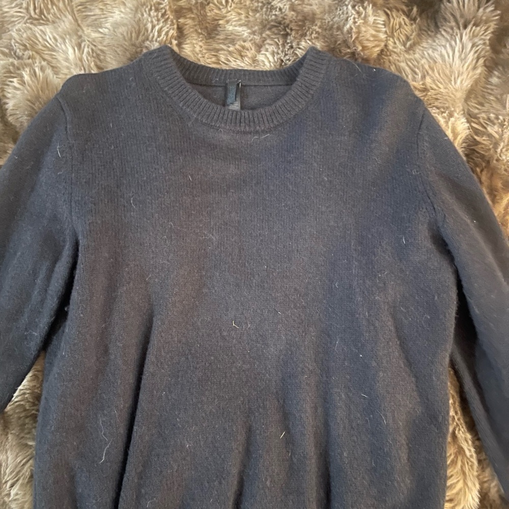 SKIMS Classic Black Crewneck Sweater